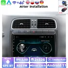 Автомагнитола 2G + 32G для Volkswagen Polo 2008, 2009, 2010-2015, VW Sedan, GPS-навигатор, видеоплеер, Wi-Fi, Android головка преобразователя