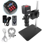 HD 16MP 38MP 21MP HDMI VGA микроскоп набор камеры 60FS промышленный микроскоп + 130X C крепление объектива 56 для строительных принадлежностей