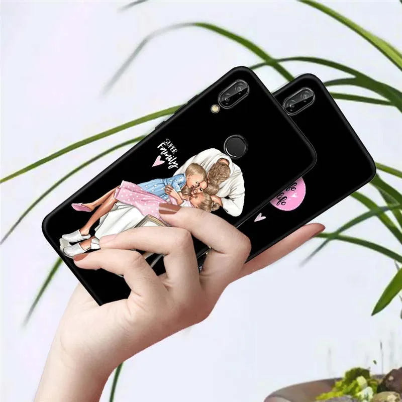 Для huawei Mate10 20 Lite Pro P9 P10 P20 P8 Lite P20 P30 Pro P Smart модный семейный супер мама и папа мальчик девочка чехол для телефона