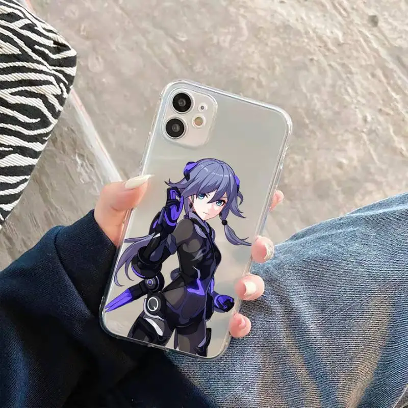 

Hot game Honkai Impact 3rd Phone Case Transparent for iPhone 11 12 mini pro XS MAX 8 7 6 6S Plus X 5S SE 2020 XR