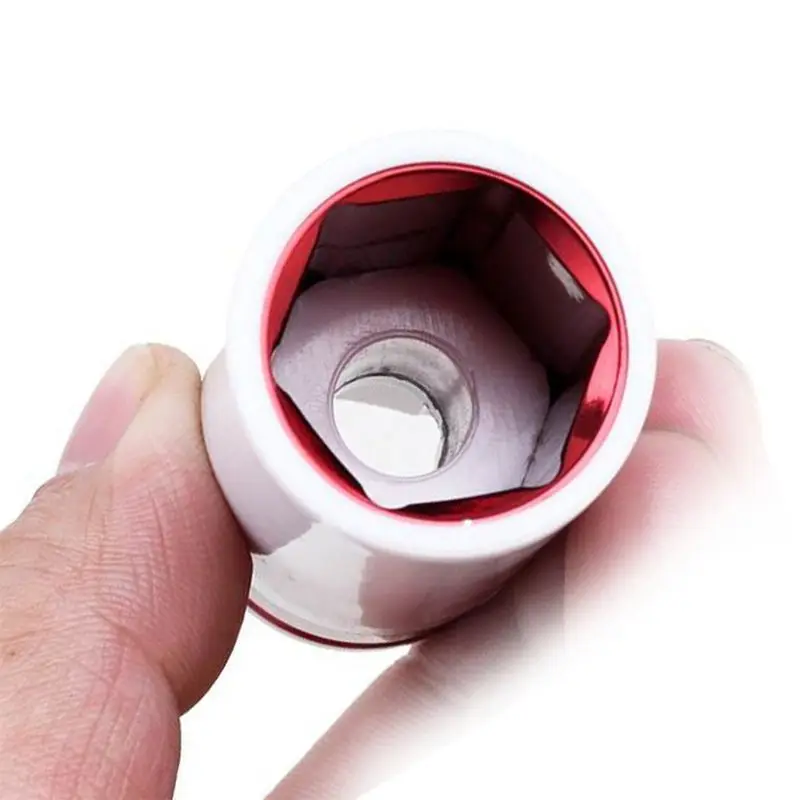 

3Pcs Auto Car 1/2" 17mm/0.67in 19mm/0.75in 21mm/0.83in Alloy Thin Wall Wheel Nut Deep Impact Socket Drive Set Gift Box Tool P9JE