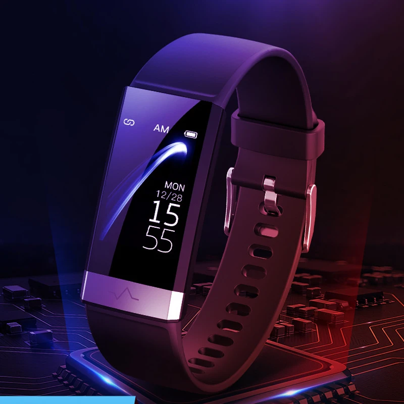 Смарт-часы V19 ЭКГ SpO2 датчик сна трекер сердечного ритма водонепроницаемый IP68