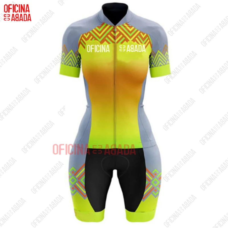 Одежда для велосипедисток Oficina do Abadá - летний новый комбинезон из дышащего материала с коротким рукавом.