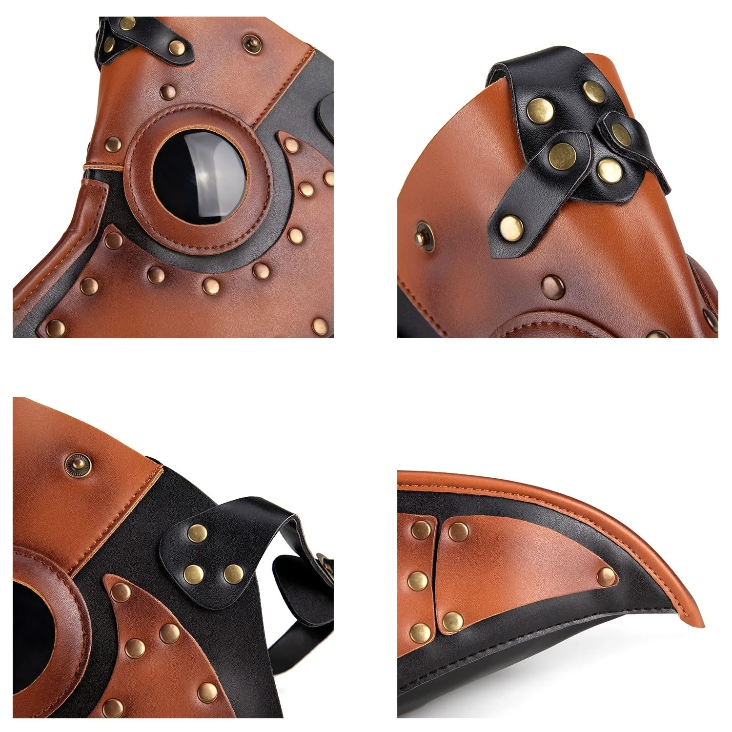 

Jackdaw Handmade Leather Props Plague-Doc Bird Steampunk Halloween Costume