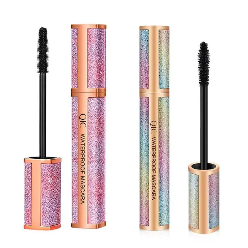 

4D Silk Fiber Lash Mascara Slim Thick Curling Waterproof No Clumping Long Natural Blooming Lasting Lengthening Thickening