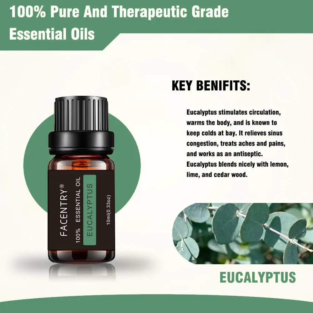 10 мл эфирные масла для ароматерапии диффузоры эфирное масло удаление шрамов уход