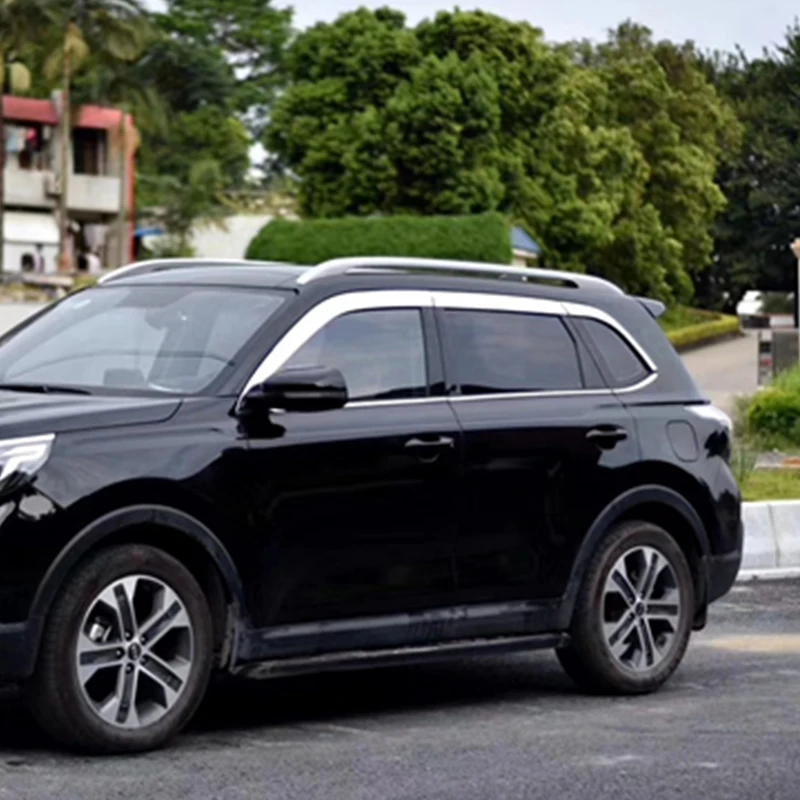 

Use For Kia Sportage R 2018--2019 Year 6 Pcs Windows Visor Body Kit Door Accessories Electroplated Parts Rain Sun Shield