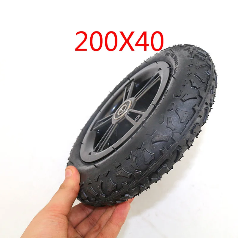 

200X40 8 дюймовые резиновые шины подходит для складного велосипеда электрический скутер мотоцикл детская машина