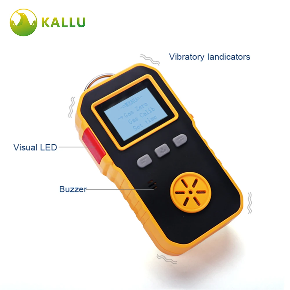 Портативный Промышленный Газовый Детектор KALLU O2 газовый измеритель с USB зарядкой