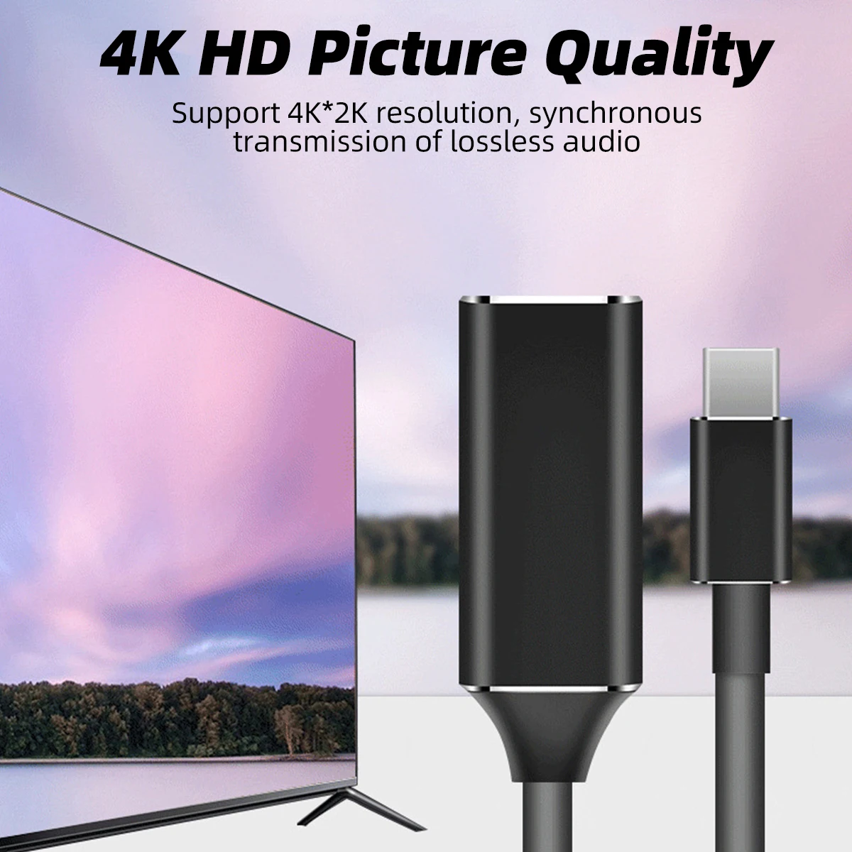Адаптер USB Type C 4K 3 1 (телефон) в HDMI-совместимый адаптер | Электроника