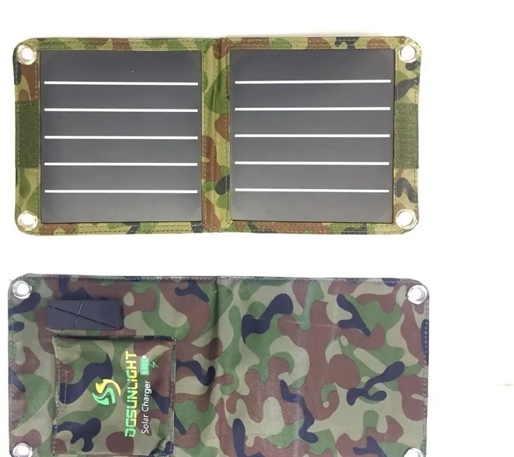 Солнечная панель RG 7 Вт 5 В USB выход портативный складной внешний аккумулятор