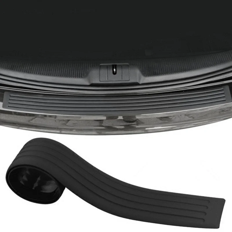 Автомобильные наклейки автомобильный Стайлинг задний бампер Резиновая полоса