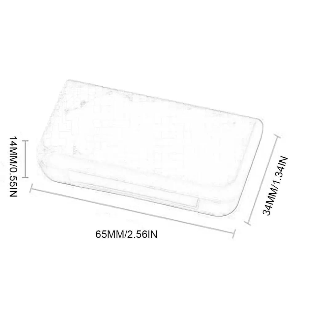 Портативный Компактный контейнер для таблеток с 3 отделениями портативный
