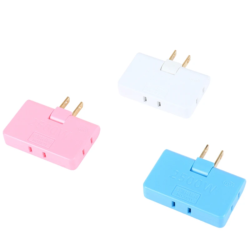 US Extension Plug 3In1 Adaptor 180 Degree Rotation Multi Slim Wireless Outlet Travel Adapter Light Socket | Обустройство дома