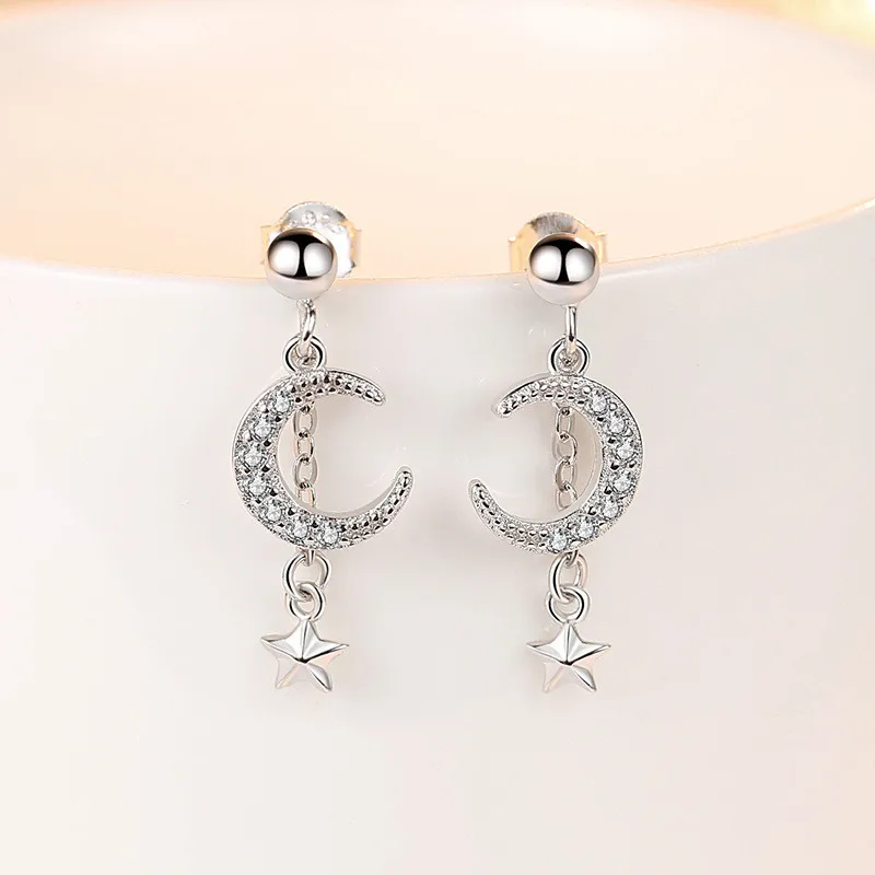 Женские серебряные серьги 925 пробы в винтажном стиле модные серьги-капли с