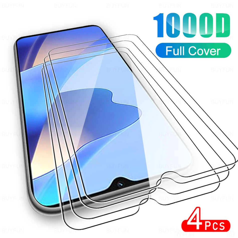 

Защитное стекло для OPPO A16 2021, 4 шт., HD, полное покрытие, защита экрана телефона, стекло es, пленка для O PPO A 16 OPPOA16 CPH2269 6,52"