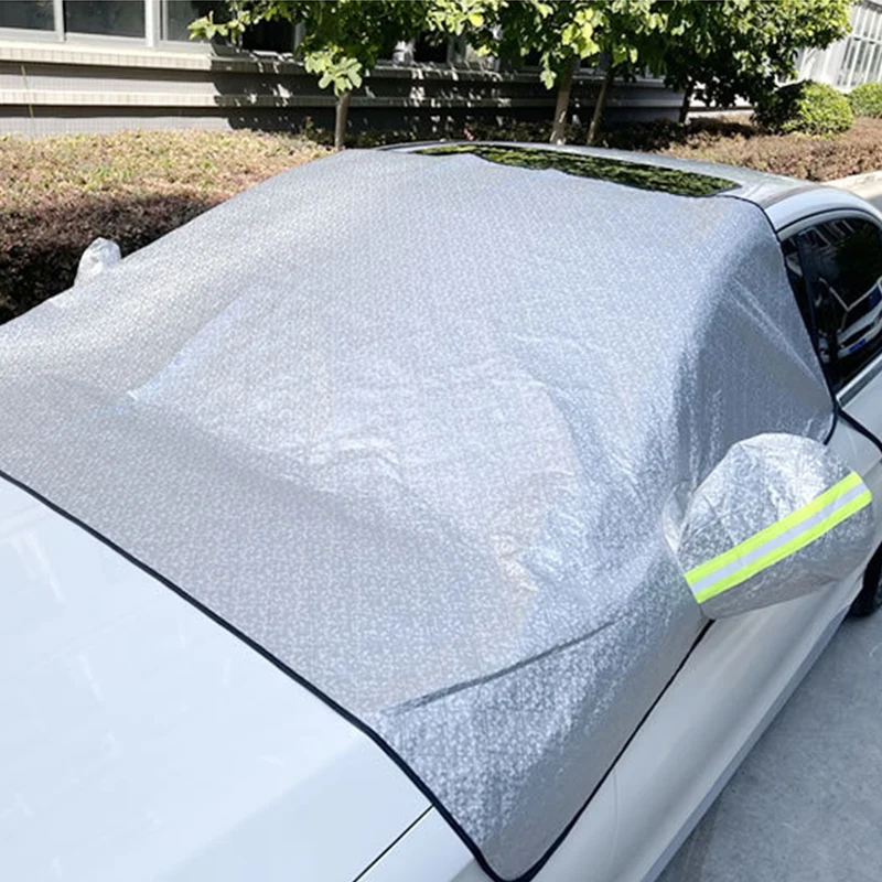 Автомобильный Снежный щит чехол на лобовое стекло противоморозный и