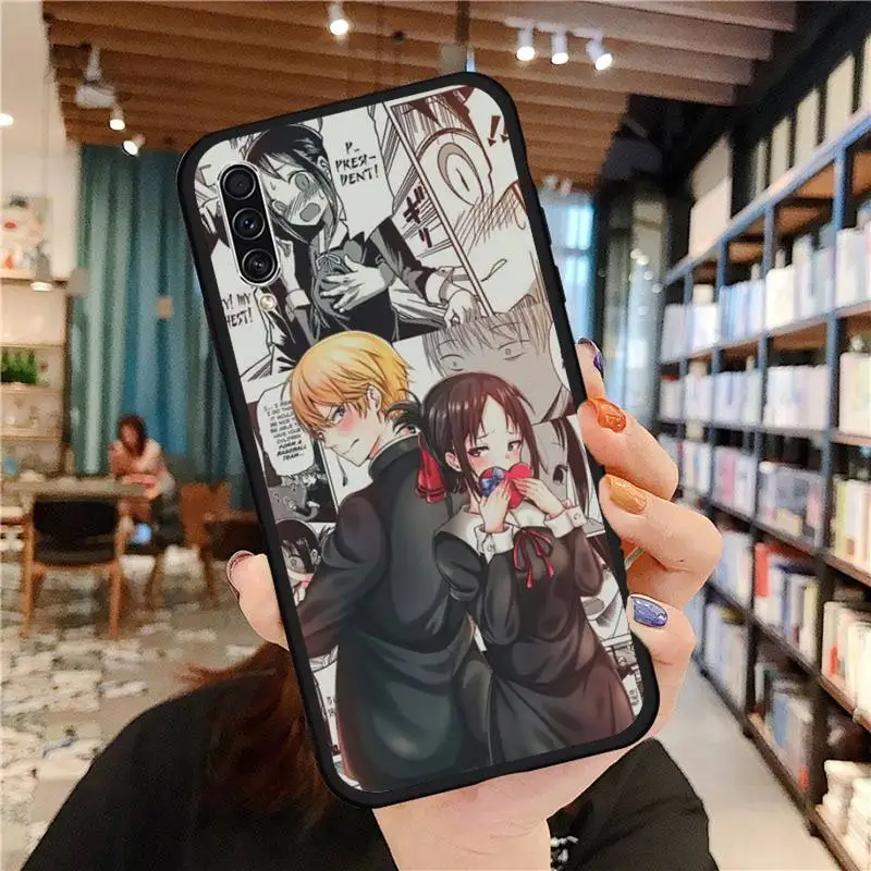 

Kaguya sama love is a war Phone Case For Samsung galaxy S 7 8 9 10 20 edge A 6 10 20 30 50 51 70 note 10 plus