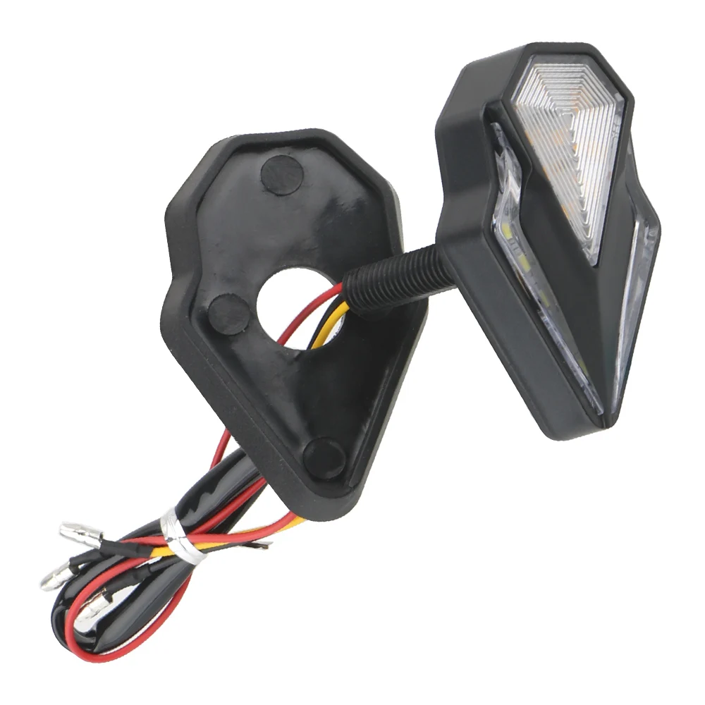 

1 Pair Motorbike Turn Signal Indicators Lights Diamond shape Universal 12V Motorcycle Signal Lamp Blinker Light