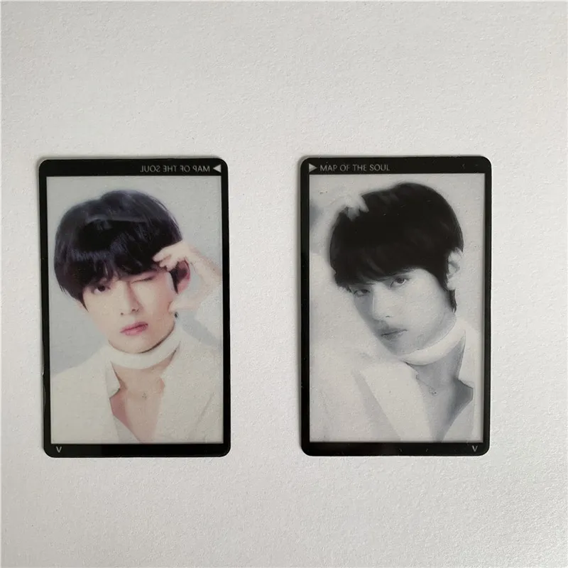 2 шт./компл. Bantan Boys альбом карта участника SOUL TOUR JK V RM SUGA JHOPE JIMIN JIN Личная прозрачная