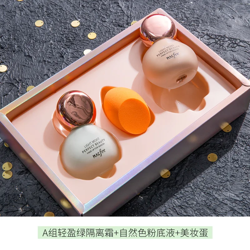 

Concealer Liquid Foundation Face Primer Base Makeup Oil-control Brighten Cottect Freckle Removing Beauty Egg Makeup Tools