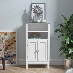 Image for 4 Layers Floor Standing Storage Cabinet Holders Ba 