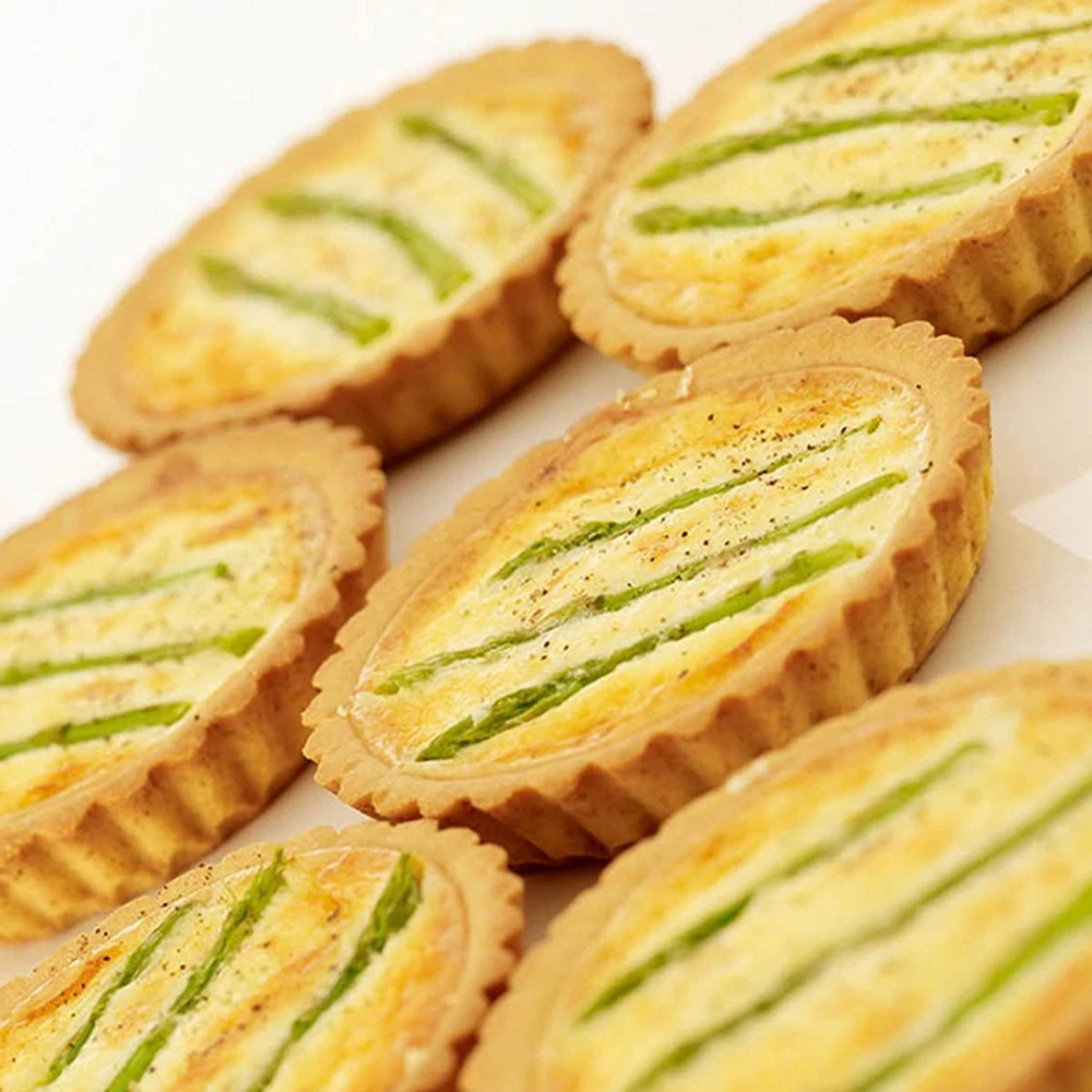 

Silicone Tart Molds Mini Quiche Molds Non-stick Round Fluted Flan Pan With Loose Bases Cake Mold Cake Decorating Tools
