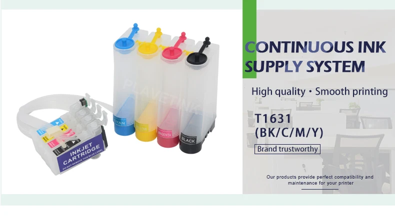 Plavetink 16 XL T16 T1631 непрерывной подачи чернил Системы ciss для epson WF-2750 WF-2650 WF-2750DWF WF2750 WF 2650 2660 принтер