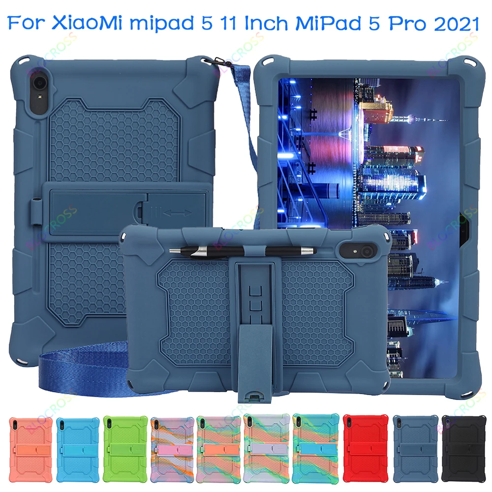 

Tablet Case for Xiaomi MiPad 5 Case 11 Tablet Kids Friendly Silicone Shockproof Durable Cover for Mi Pad 5 Pro 2021 Sleeve Case