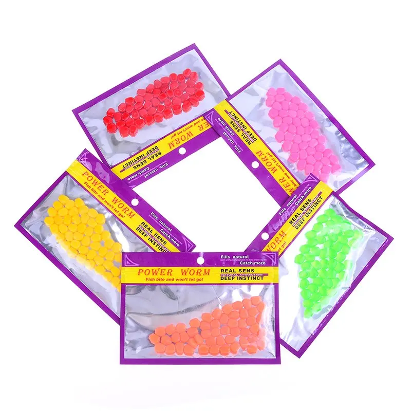 50 шт./лот цветные всплывающие приманки для ловли карпа мягкие искусственные |