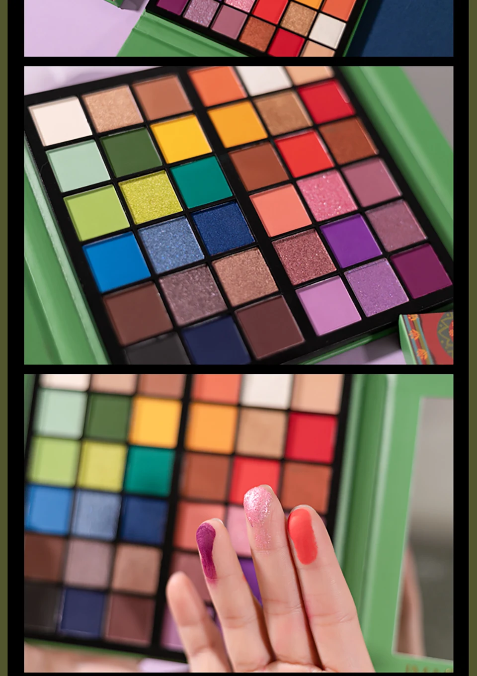 

New 36 Colors Eyeshadow Matte Make Up Palette Shimmer Pearlescent Rainbow Holy Grail Palette Eyeshadow Powder