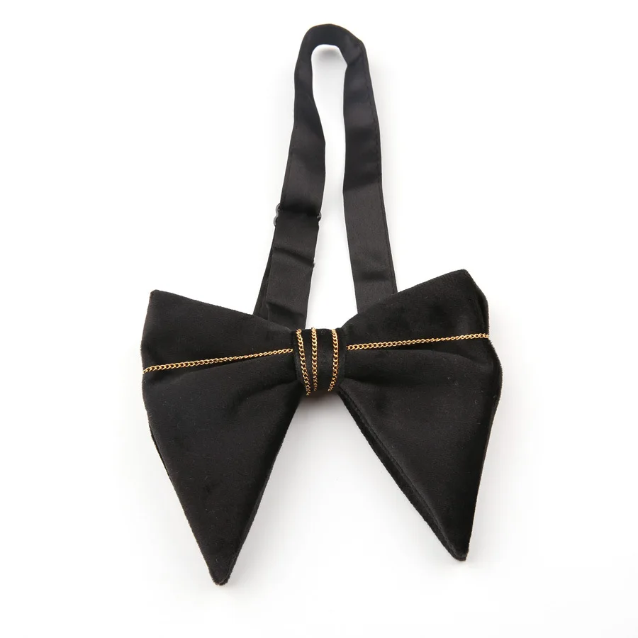 Linbaiway/женские и мужские галстуки-бабочки с большим бантом для взрослых свадебные