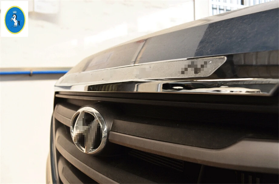 Yimaautotrims авто аксессуар ABS передняя головка капота двигателя декоративная полоса накладка 1 шт. подходит для hyundai Tucson