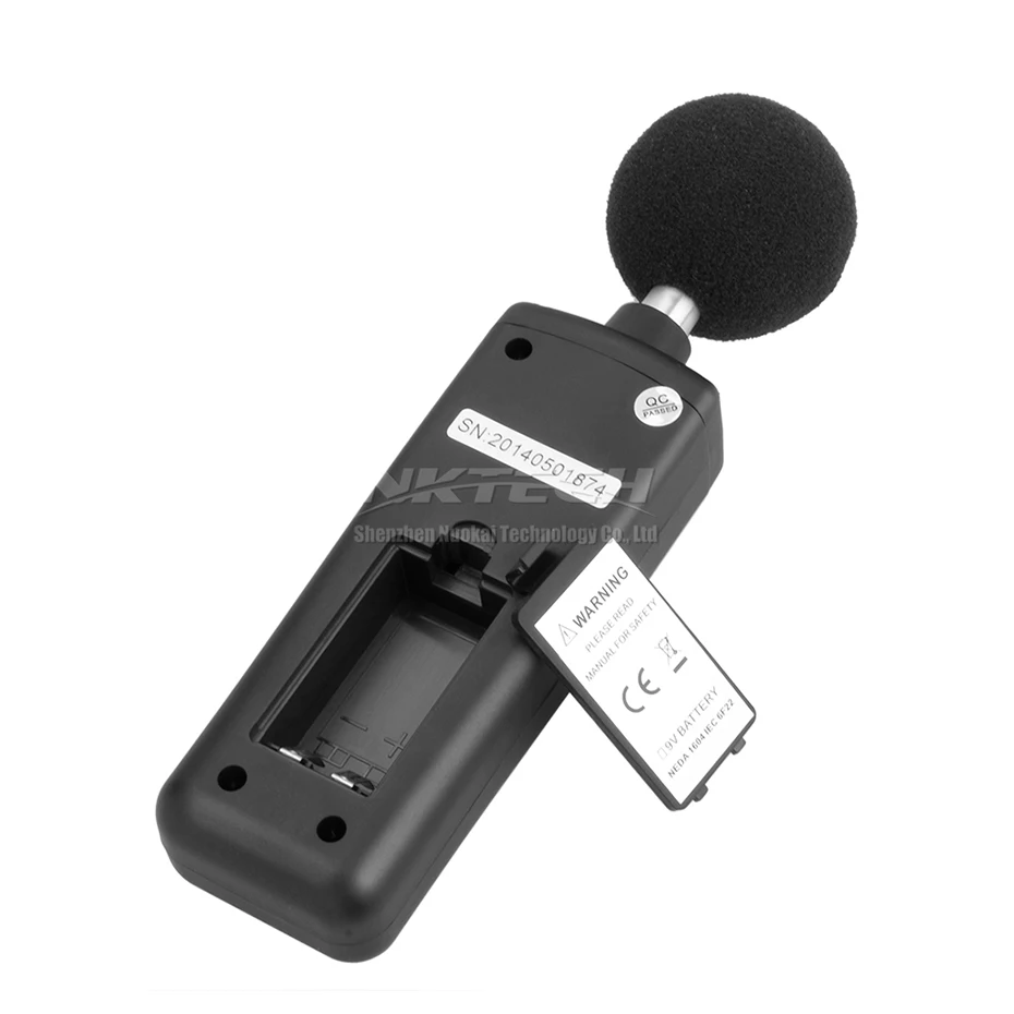 Nktech NK S1 цифровой ЖК дисплей шумомер Шум уровень 30 130dB частота 31.5 Гц ~ 8 кГц Тесты