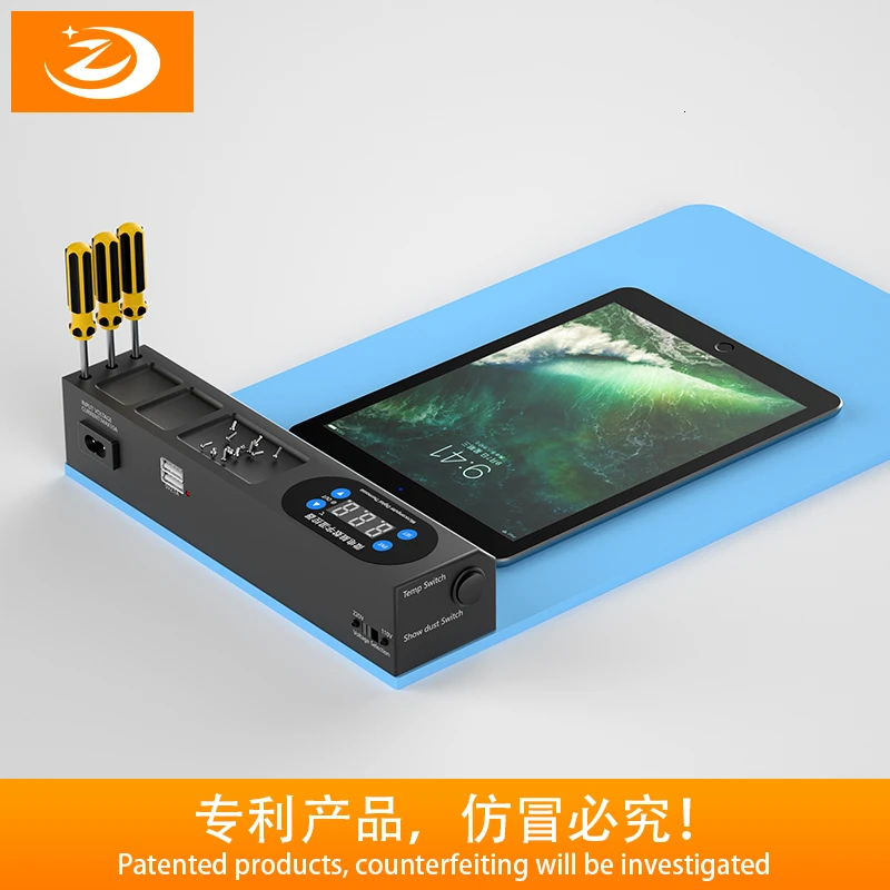 110220v adjustable lcd separator machine for iphone 5 5s 6 6s 7 8 mobile phone screen opening separate repair tools heating pad free global shipping