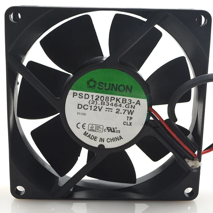 Установка для Sunon 12 В 2 7 Вт PSD 1208 PKB 3-A8CM 8025 Вентилятор охлаждения шасси сервера |