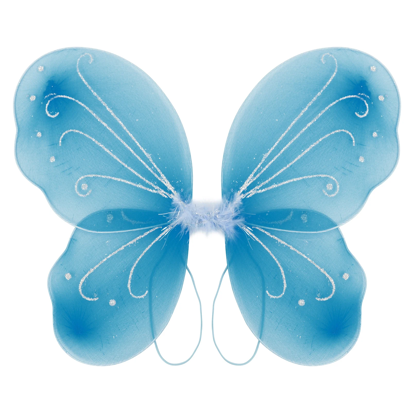 

Creative Glitter Angel Wings Girls Kids Fairy Wings Butterfly Fancy Dress Up Costume Party Pretend Play Fashion Butterfly Wings