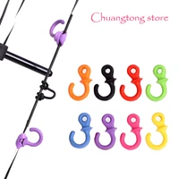 8pcs archery bow string stabilizer compound bowstring damping ring bowstring damper reduce shock noise oscillation