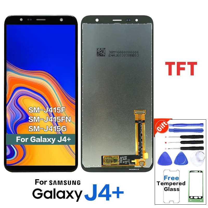 ЖК дисплей TFT для Samsung Galaxy J4 + Plus J415 J415F / J6 Prime 2018 J610 с сенсорным экраном Core J410|Экраны