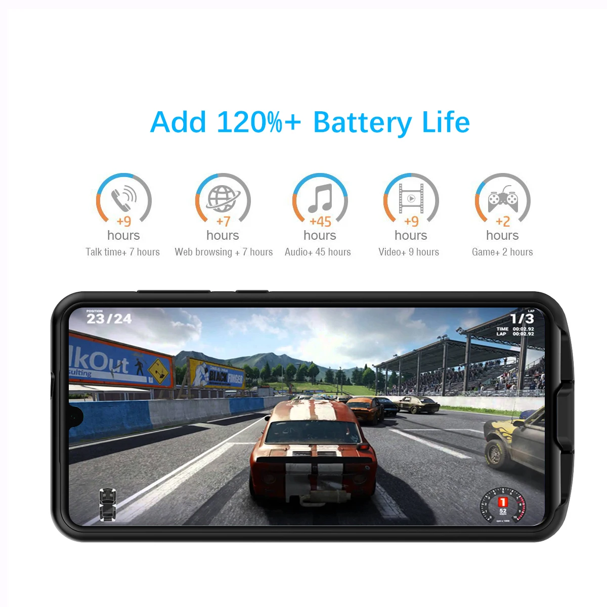 Чехол с зарядным устройством для Xiaomi Redmi Note 8 6500 мАч чехол телефона расширенным