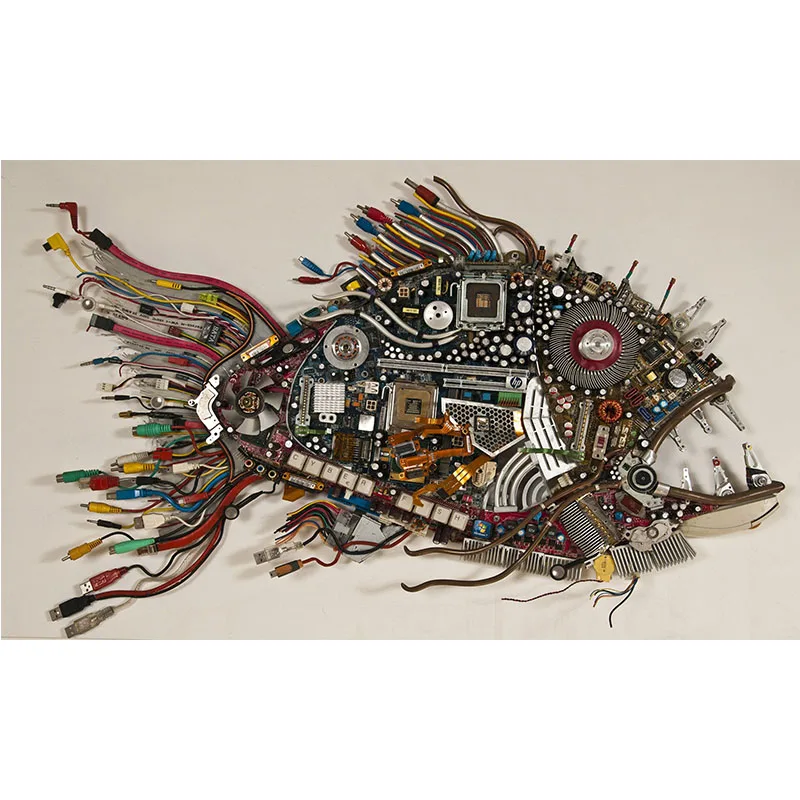 Пиранья креативная HD-печать Картина на холсте декоративная картина украшение