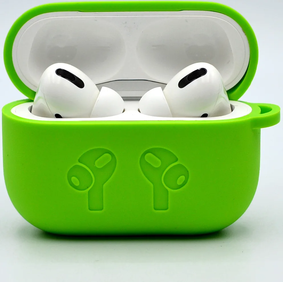 1 шт. силиконовый Bluetooth беспроводной чехол для наушников для AirPods Pro защитный чехол Аксессуары для Apple Airpods зарядная коробка