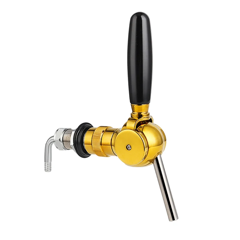 Бельгийский пивной кран 30 мм хвостовик шариковой формы 5/8 'G резьба с контролем