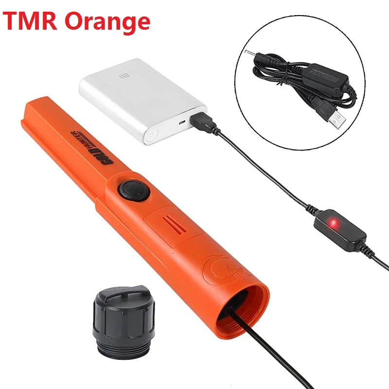 TMR Orange Золотой Охотник ТМ водонепроницаемый металлоискатель Подземный Золотой металлоискатель ручной металлоискатель - Цвет: TMR Orange