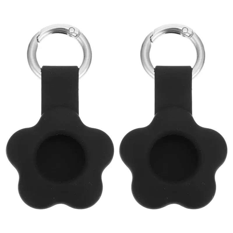 

2pcs Silicone Case Finder Portable Protector with keyring Compatible with Airtag