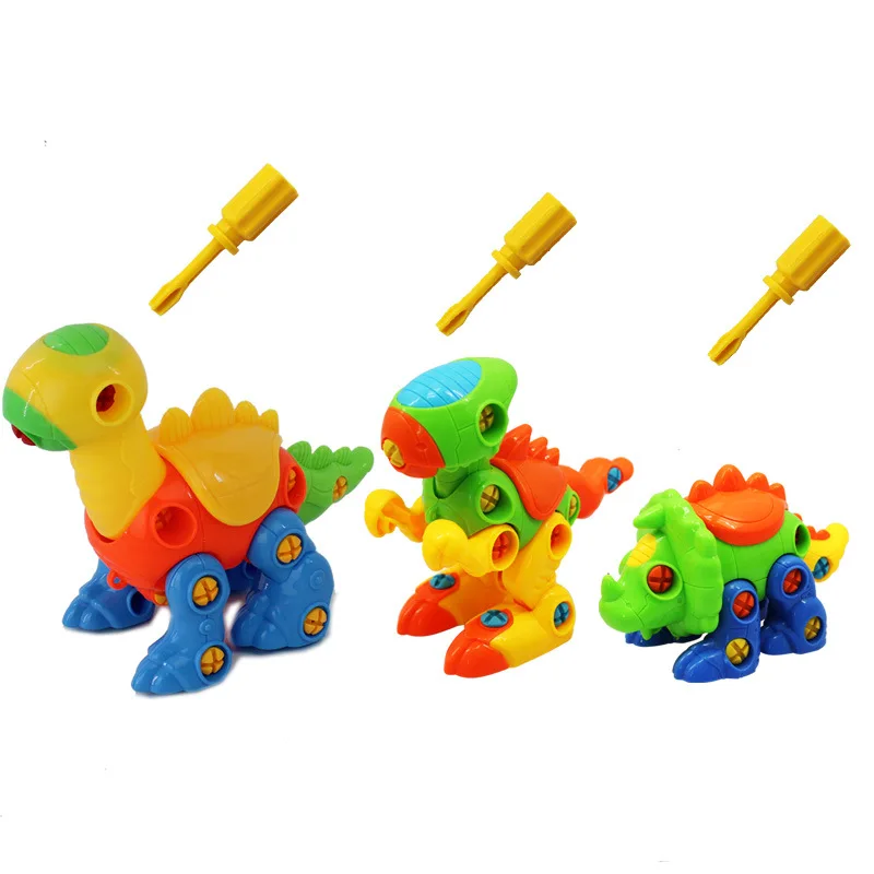 Динозавр Разберите игрушки головоломка завинчивание строительство инженерные