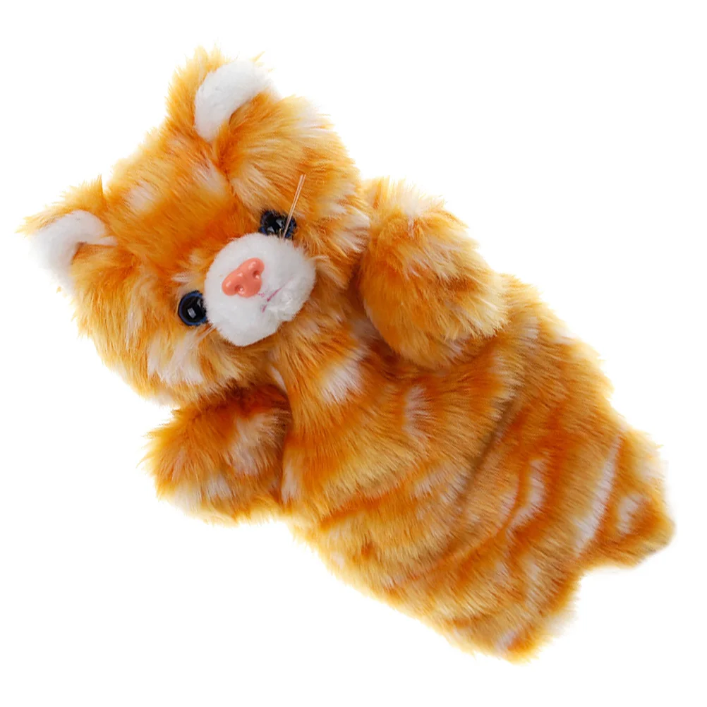 

Пальчиковые игрушки, плюшевые маленькие кошачьи игрушки, забавные животные, пальчиковые игрушки, детская игрушка для девочек и мальчиков (с...