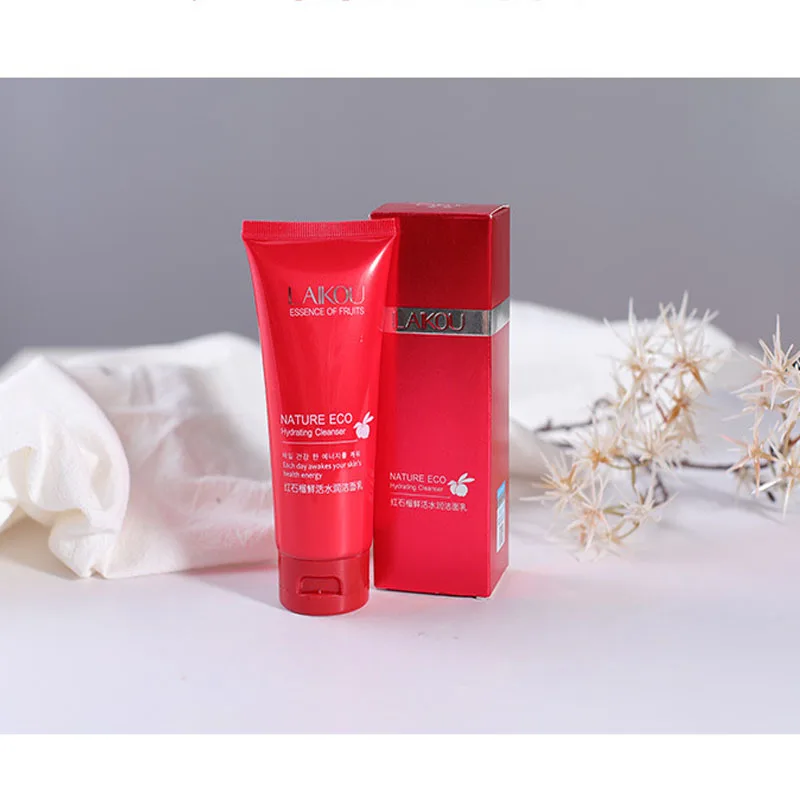 

LAIKOU Hydrating Cleanser Pomegranate Gentle Cleaning Improve Dullness Spots Rmoval Acne Treatment Deep Moisturizing Face Clean