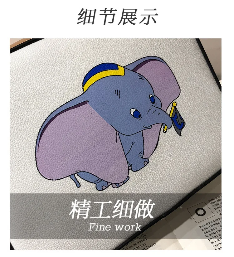 Женская сумка-мессенджер из ПУ кожи Disney Dumbo маленькая Подарочная сумка на