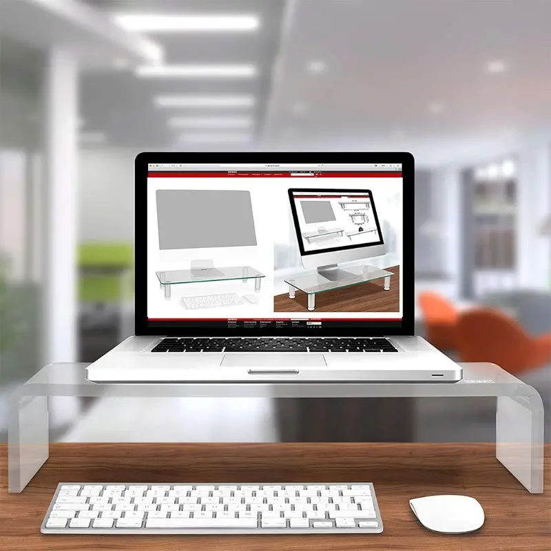 Акриловая универсальная подставка для монитора компьютера дома офиса рабочего